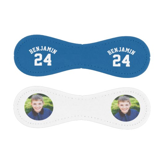 Blue Jersey Nummer und Foto Baseball (Paneele)