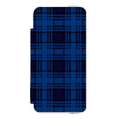 Blue Jewel Tartan Incipio iPhone Geldbeutel-Hülle (Folio Vorderseite)