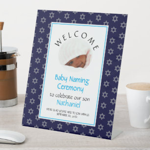 Blue JEWISH BABY NAMING Foto Star von David Sockelschild