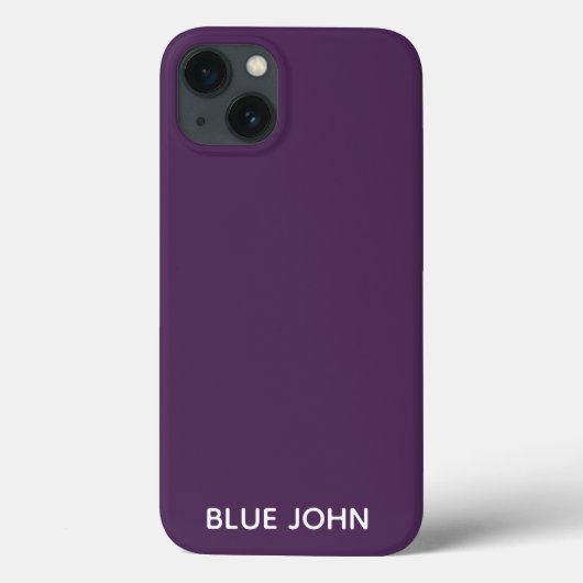 Blue John lila Farbname Case-Mate iPhone Case (Rückseite)