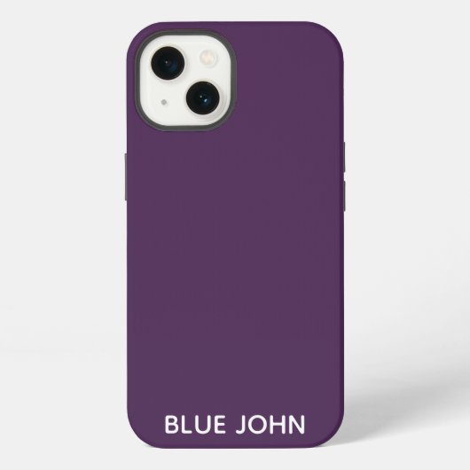 Blue John violette Farbname Case-Mate iPhone Case Hülle (Rückseite)