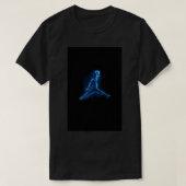 Blue Jordan Logo iPhone Case T-Shirt (Design vorne)