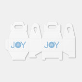 Blue Joy Christmas Favor Box Geschenkschachtel (Ungefaltet)