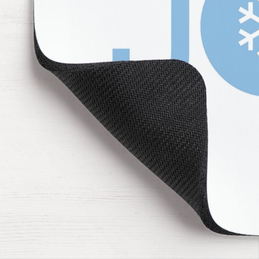 Blue Joy Christmas Mouse Pad Mousepad (Ecke)