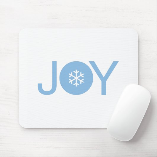 Blue Joy Christmas Mouse Pad Mousepad (Mit Mouse)