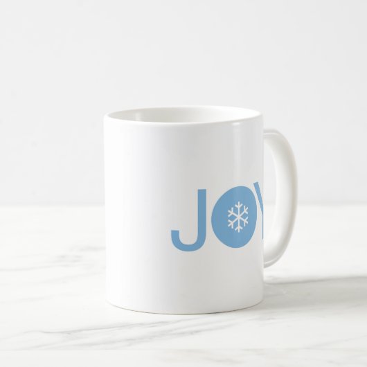 Blue Joy Christmas Tasse (VorderseiteRechts)