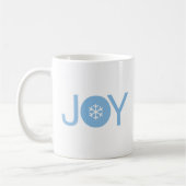Blue Joy Christmas Tasse (Links)