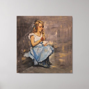 "Blue joy" - Stretched Canvas Print Leinwanddruck