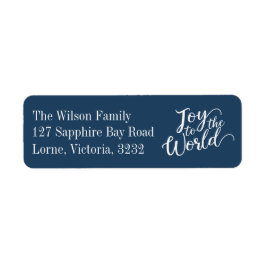 Blue Joy to the World Holiday Address