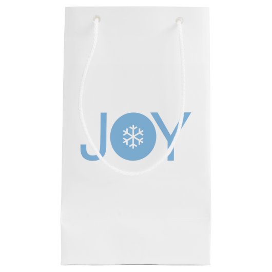 Blue Joy Weihnachtsgeschenktasche Kleine Geschenktüte (Vorderseite)