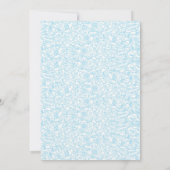 Blue Julep Scroll Einladung (Rückseite)