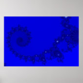Blue Julia Spiral Poster (Vorne)