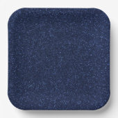 Blue July 4. Glitzer Paper Teller (Vorderseite)