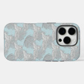Blue Jungle Tiger Muster Case-Mate iPhone Case (Rückseite (Horizontal))