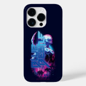 Blue Käfer Retrowave City Lights Case-Mate iPhone Hülle (Rückseite)