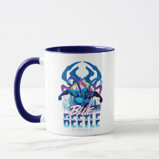 Blue Käfer Retrowave City Sunset Tasse