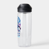 Blue Käfer Retrowave City Sunset Trinkflasche (Rückseite)