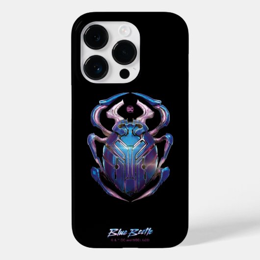 Blue Käfer Scarab Theatrales Poster Case-Mate iPhone Hülle (Rückseite)