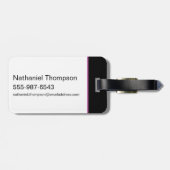 Blue Käfer Scarab Theatrales Poster Gepäckanhänger (Rückseite horizontal)