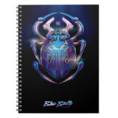 Blue Käfer Scarab Theatrales Poster Notizblock (Vorderseite)