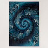 Blue Kaleidoscope 1014 Piece Jigsaw Puzzle (Vertikal)