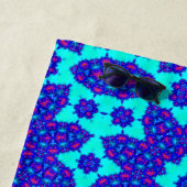 Blue Kaleidoscope Flourished Strandtuch (Beispiel)