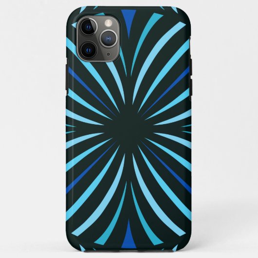 Blue Kaleidoskop Case-Mate iPhone Hülle (Rückseite)