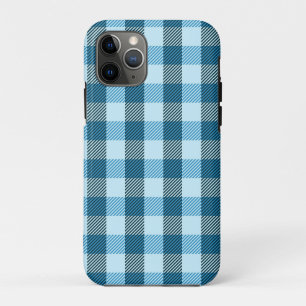 Blue Kariert Modern Simple Case-Mate iPhone Hülle