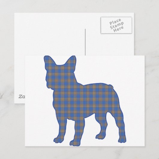 blue_kariert_ postkarte (Vorne/Hinten)