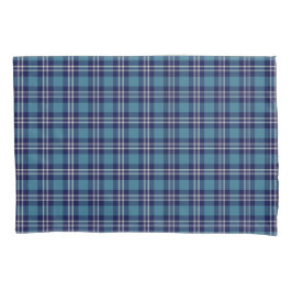 Blue Kariert Scottish St Andrews District Tartan Kissenbezug