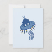 Blue Kawaii Octopus UFO (Vorderseite)