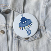 Blue Kawaii Octopus UFO Button (Beispiel)