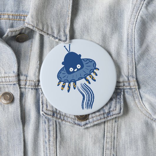 Blue Kawaii Octopus UFO Button (Beispiel)