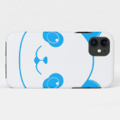 Blue Kawaii Panda Bear Case-Mate iPhone Hülle (Rückseite (Horizontal))
