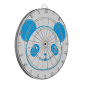 Blue Kawaii Panda Bear Dartscheibe (Vorderseite Links)