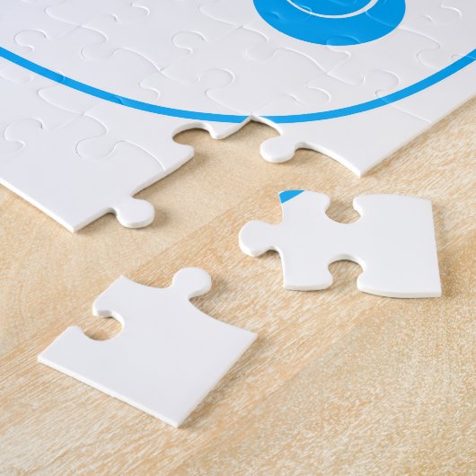 Blue Kawaii Panda Bear Puzzle (Seite)