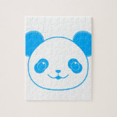 Blue Kawaii Panda Bear Puzzle (Vertikal)