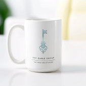 Blue Key Realtor oder Real Anwesen Office Kaffeetasse