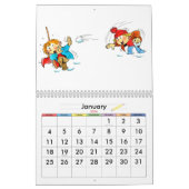 Blue Kids Calendar - Funny Kalender für Kinder (Jan 2026)