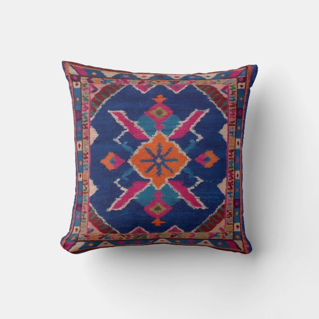 Blue Kilim Pillows: Der perfekte Akzent Kissen (Vorderseite)