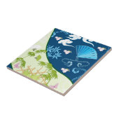 Blue Kimono Fliese (Seite)