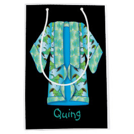 Blue Kimono Gift Bag Mittlere Geschenktüte
