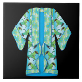 Blue Kimono Keramik Tile Fliese