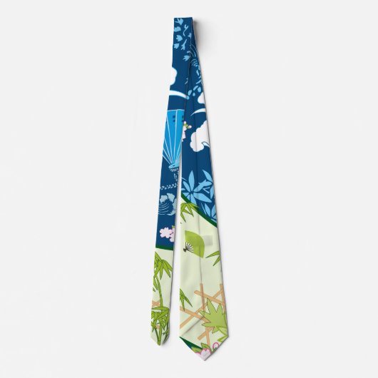 Blue Kimono Krawatte (Rückseite)