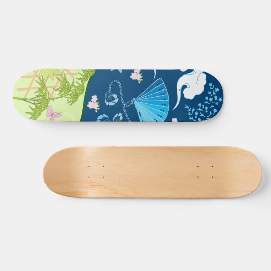 Blue Kimono Skateboard (Horizontal)