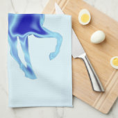 Blue Kitchen Handtuch mit Pferd (Viertel Falte)