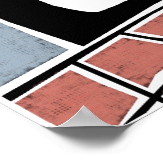 Blue Kitchen Poster (Ecke)