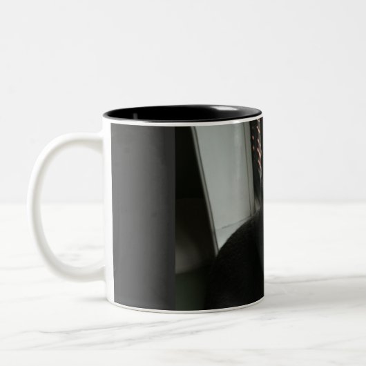 Blue kitty mug zweifarbige tasse (Links)