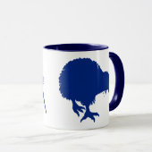 Blue Kiwi Tasse (VorderseiteRechts)