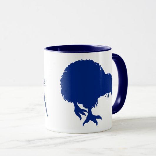 Blue Kiwi Tasse (VorderseiteRechts)